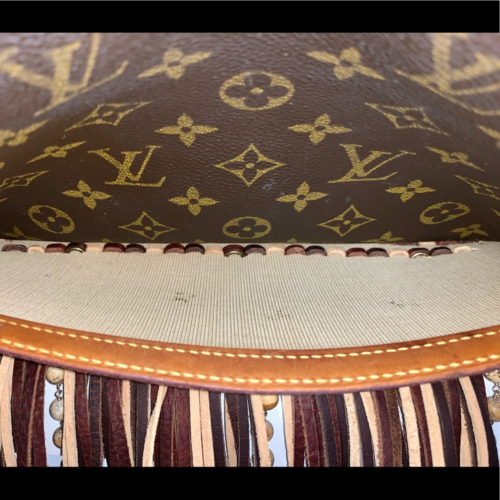 Authentic Louis Vuitton Reporter PM Monogram Upcycled- Vintage Boho Bags - Picture 11 of 16